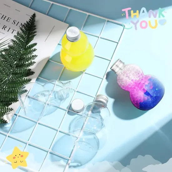 24 Pcs Empty Plastic Sensory Bottles with Aluminium Lids {5}