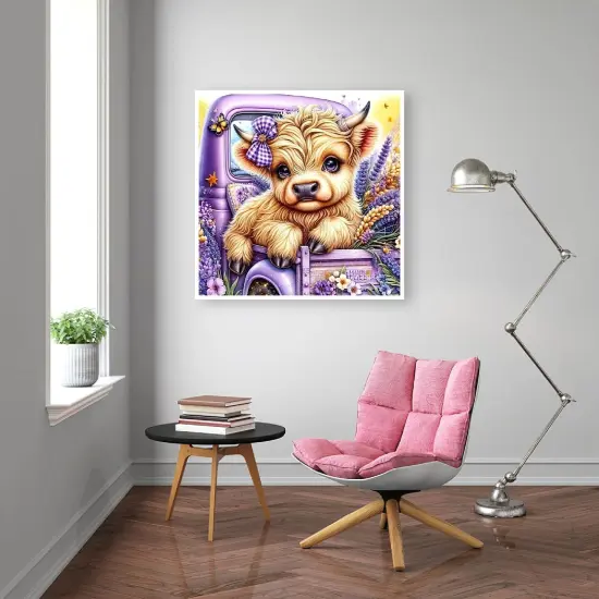 Cow Diamond Art Painting Kits 12x12 in {4}