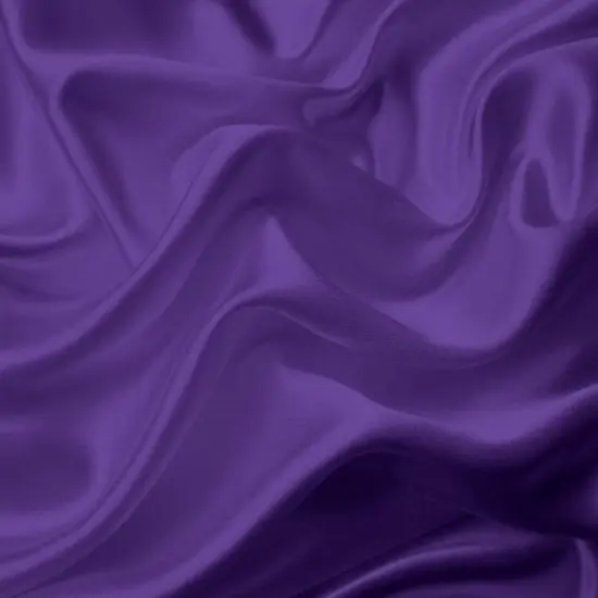 1 Yard Purple Gem Color Satin Woven Fabric 58/60 Inch Wide Elegant and Flowing for Special Events {1}