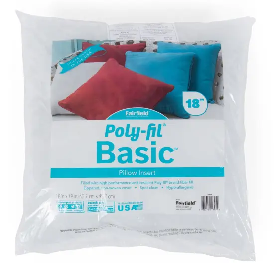 Fairfield Poly-Fill Basic Pillow Insert-18"X18" {1}