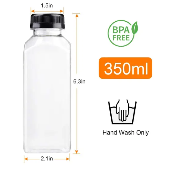24 Pack Empty Plastic Juice Bottles {2}