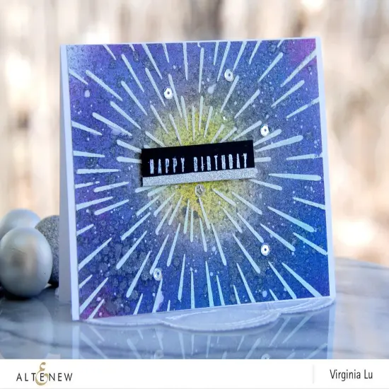 Warp Speed Stencil {5}