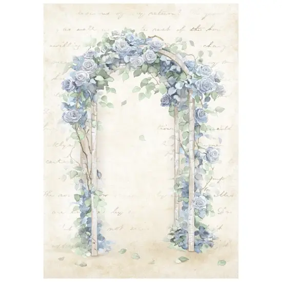 Stamperia Rice Paper Backgrounds A6 8/Pkg -Timeless {4}