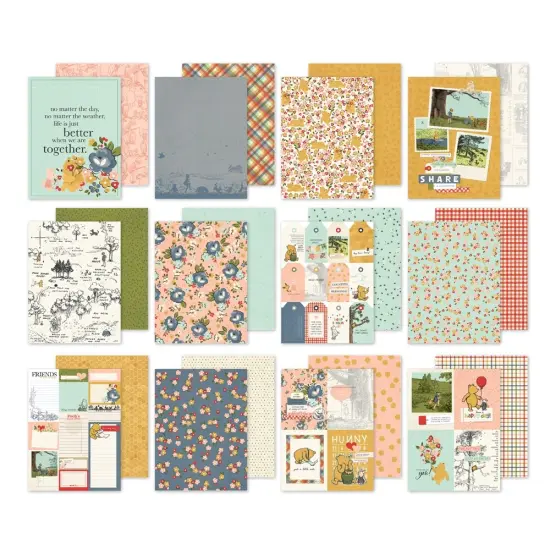 Simple Stories Double-Sided Paper Pad 6"X8" 24/Pkg-Say Cheese Classic Pooh {3}