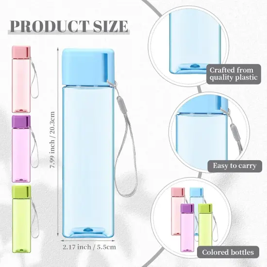 30 Pcs Plastic Sports Water Bottles {2}
