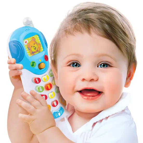Collections Etc Light-Up Talking Musical Phone Children's Toy {4}