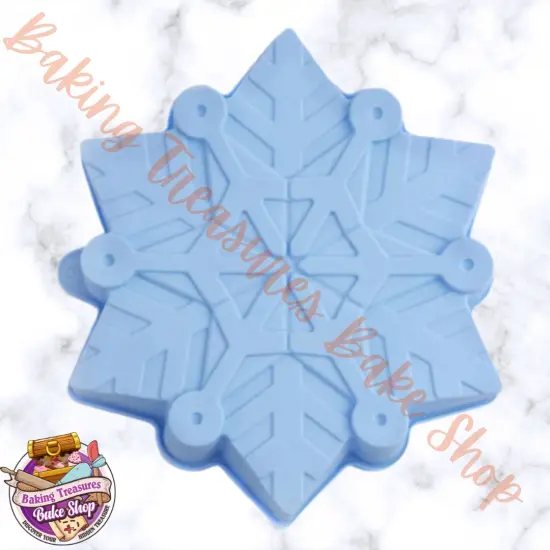 Large Snowflake Silicone Mold {1}