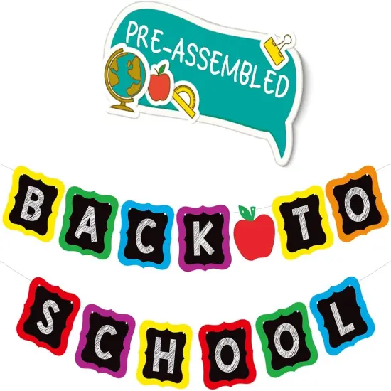 10 Feet - Back to School Banner, First Day of School Banner {2}