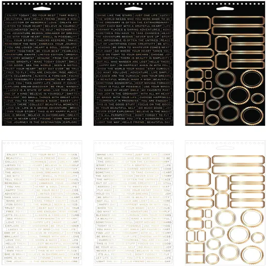 Idea-Ology Spiral Bound Sticker Book 4.5"X8.5"-Metallic {3}