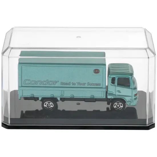Pioneer Plastics 164C Clear Plastic Display Case with Black Base for 1:64 Scale Cars, 3.5" W x 1.625" D x 1.75" H (Mailer Box) {7}