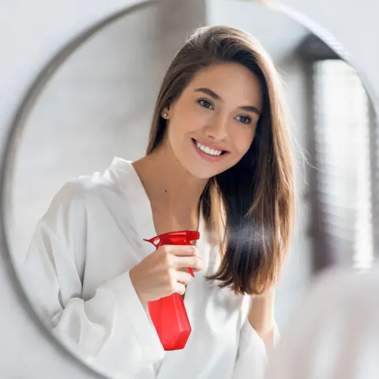 4-Pack, 8oz Plastic Empty Spray Bottles - Red, Yellow, Purple, Blue {4}