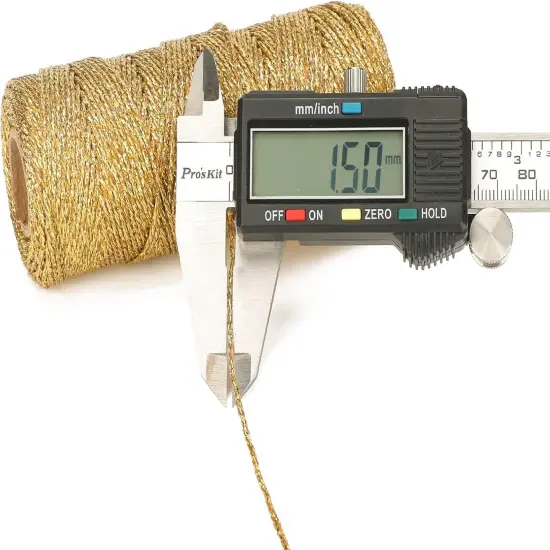 328 Feet Gold String Twine {2}