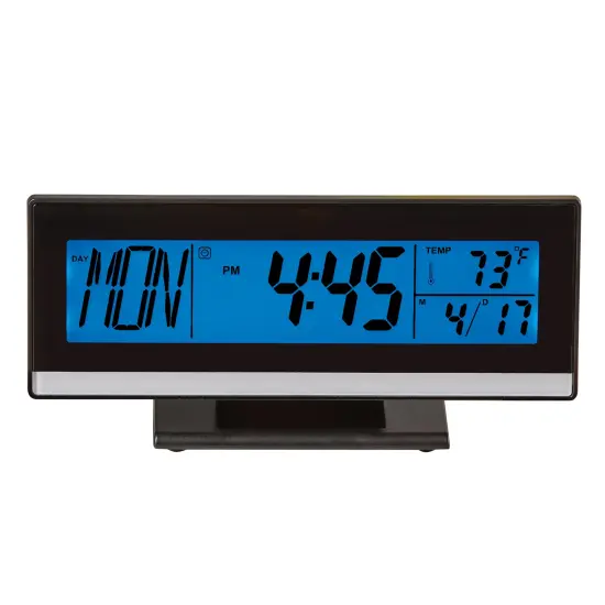 Collections Etc Sleek Light Up LCD Cordless Digital Clock {2}