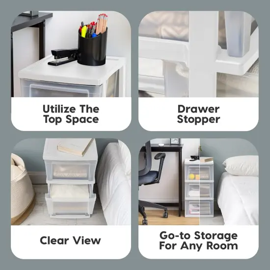 3-Drawers Storage Organizer {3}