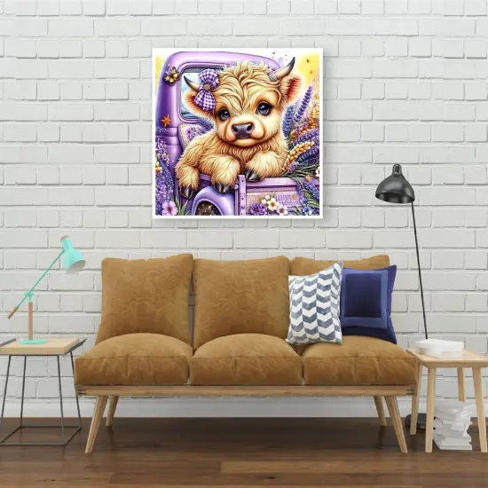 Cow Diamond Art Painting Kits 12x12 in {3}