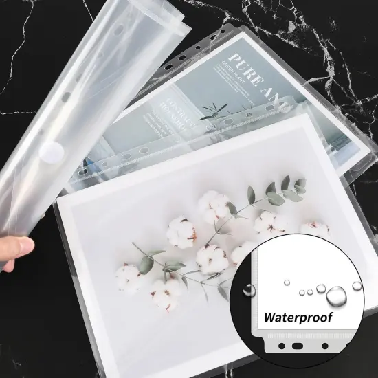 11 Holes Clear Poly Binder Envelope {2}