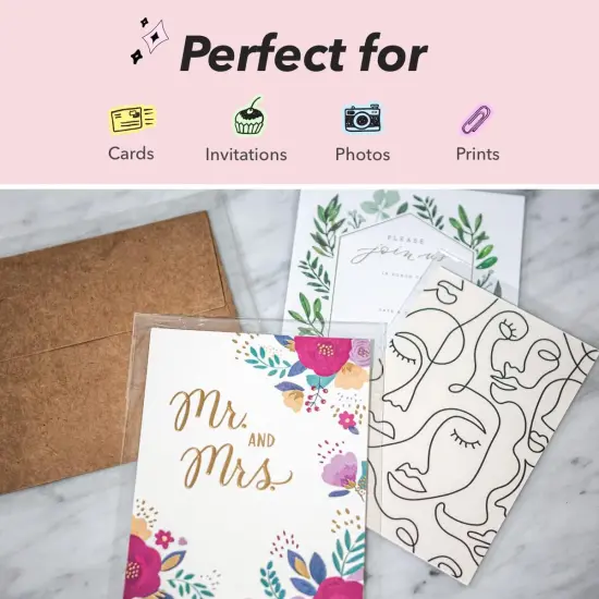 4&rdquo; X 6&rdquo; (200 Pack) Clear Resealable Cello Bags - Fits 4X6 Prints {5}