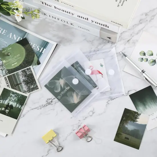 Plastic Envelopes Hook & Loop {4}