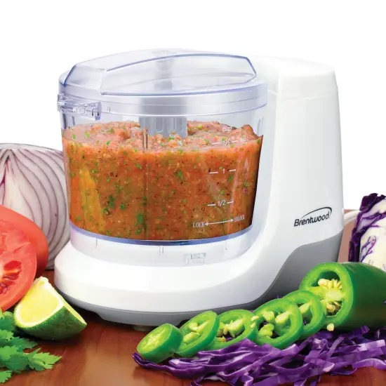Collections Etc Easy-to-Use Mini Electronic Food Chopper {1}