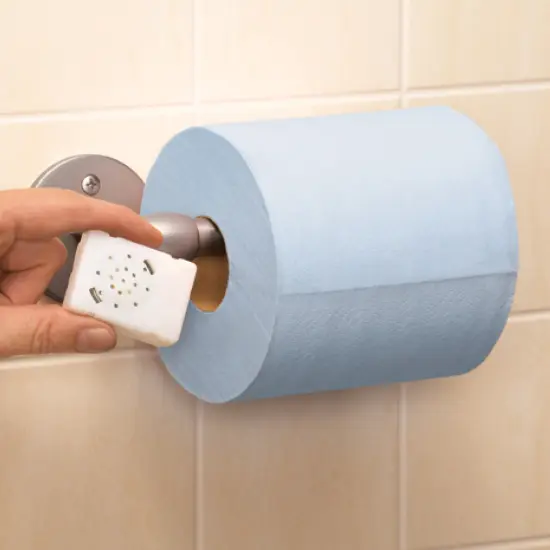 Collections Etc Holiday Musical Motion Activated Toilet Roll {1}