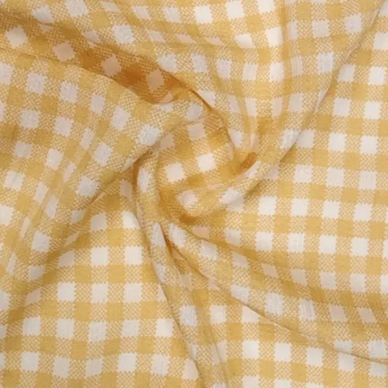 1 Yard Mango Rayon Crinkle Fabric &ndash; 50/52&rdquo; Wide Lightweight Material {1}
