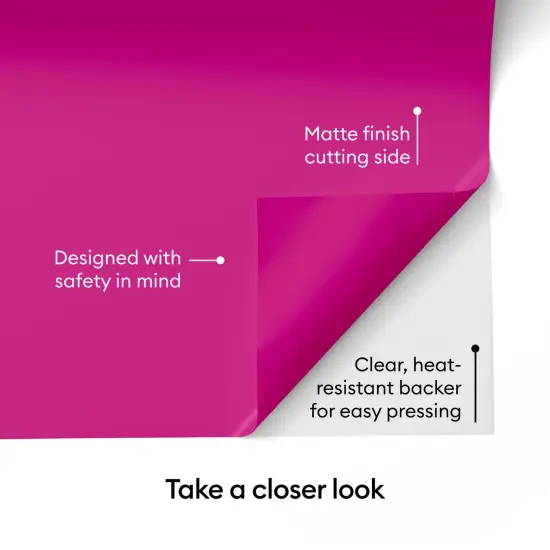 Cricut Value Iron-On Roll- Magenta Heat Transfer Vinyl 12 in x 20 ft {6}