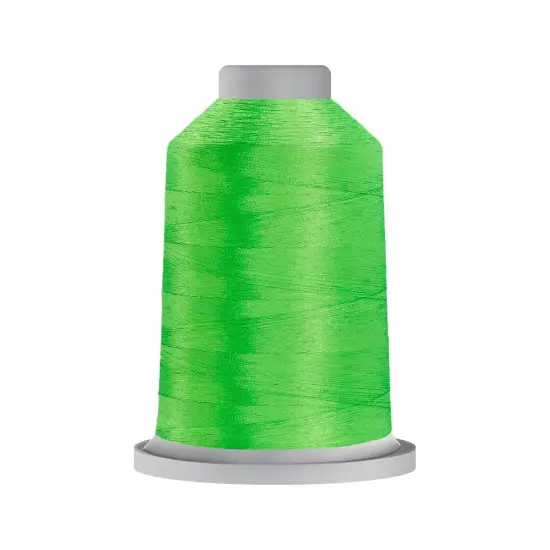90360 Neon Green Glide Polyester Thread - 5,500 yards King Spool {1}