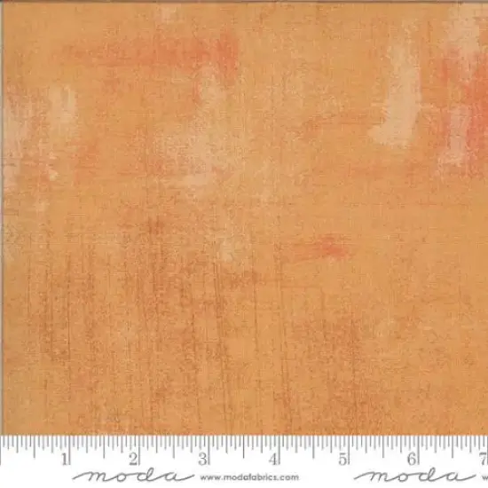Orange Grunge Basics Cobbler 44"/45" Fabric Per Yard {1}