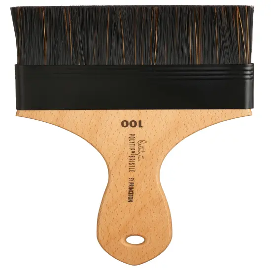 Princeton Catalyst Polytip Brush-Short Handle Mottler 4" {1}