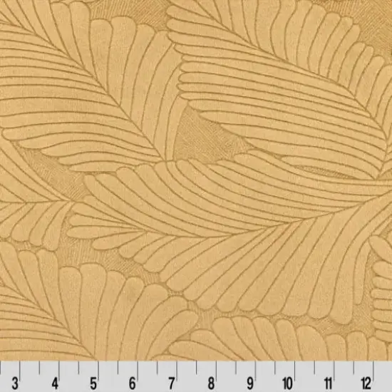 Brown Camel Cuddle 3 Extra Wide Tropic Burnout Fabric per yard {1}