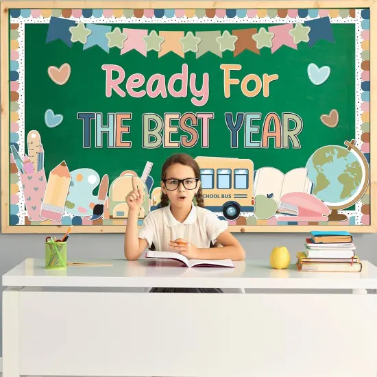 Boho Back to School Bulletin Board Decoration {4}