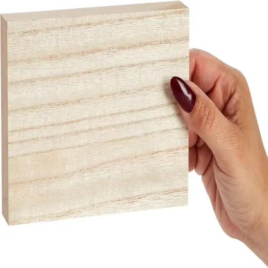 4 Pack Unfinished Wood Blocks for DIY {5}