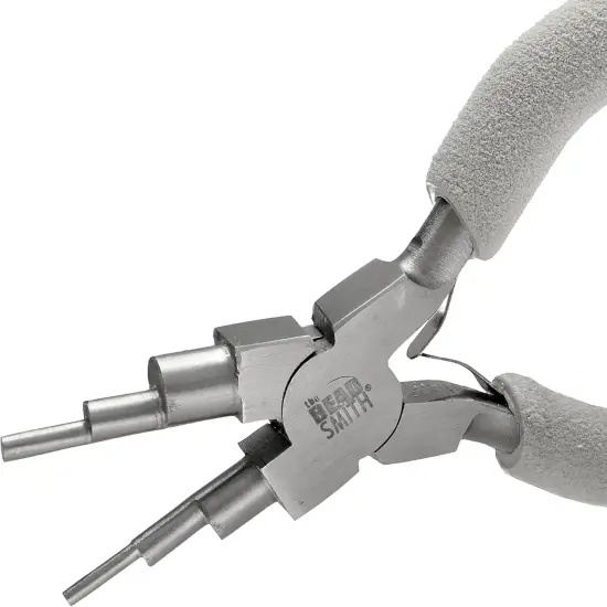 The Beadsmith Wire Looping Pliers &ndash;Loops & Jump Rings, , Polished Steel Head & Cushioned Comfort Handle {5}