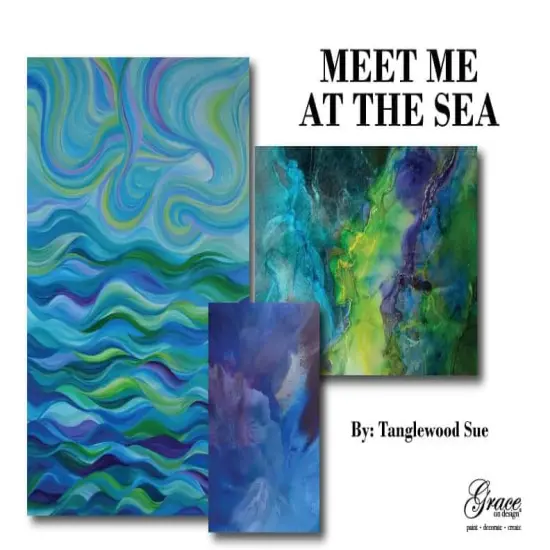 Meet Me at the Sea by Tanglewood Sue Art Pack Decoupage and Mixed Media Paper {1}