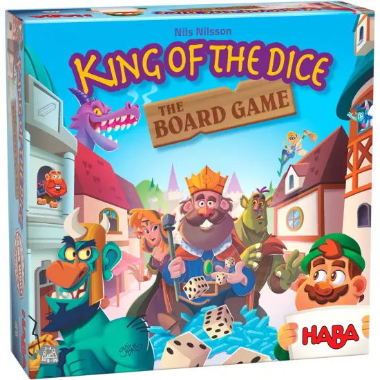 HABA King of the Dice Board Game - A Challenging and Fun Strategy Game for Ages 8 and Up Multicolor {1}