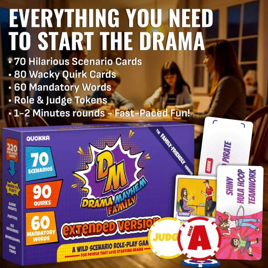 Drama Mayhem Family-Friendly Blank Card Expansion {3}