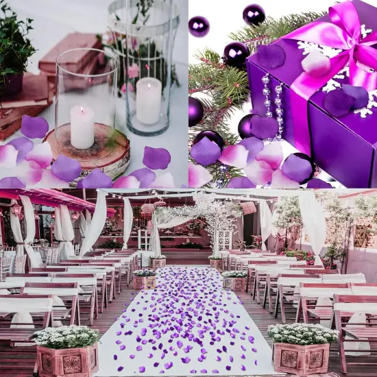 3000 Pcs Rose Petals, Rose Petals for Wedding, Artificial Flower Petals {3}