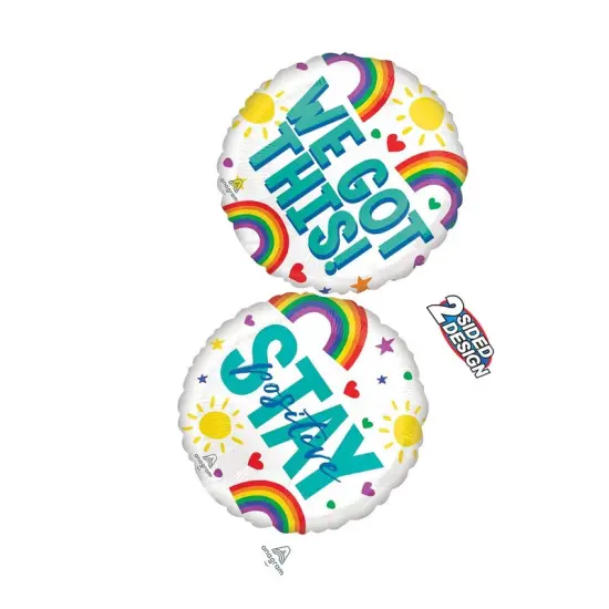 Anagram&reg; Stay Positive We Got This Balloon 18 Inch {2}