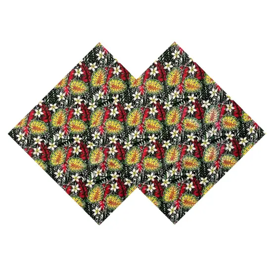 1 Yard Tiare Split Leaf Monstera Lightweight Poly Cotton Fabric 44/45 inch Width Purple {3}