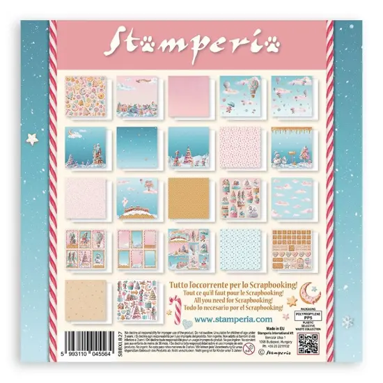 Stamperia Single-Sided Paper Pad 12"x12" 22/Pkg-Candy Christmas {3}