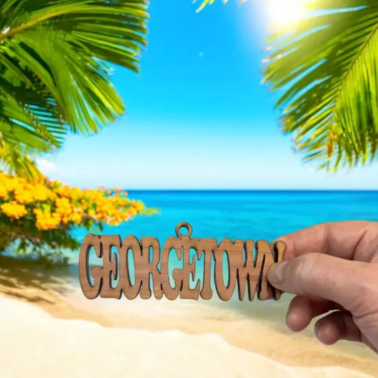 Georgetown - Cedar Ornament {5}