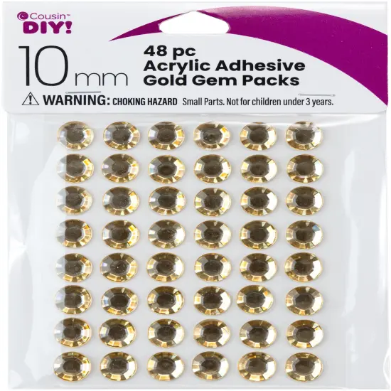 CousinDIY Acrylic Adhesive Gems 10mm {2}