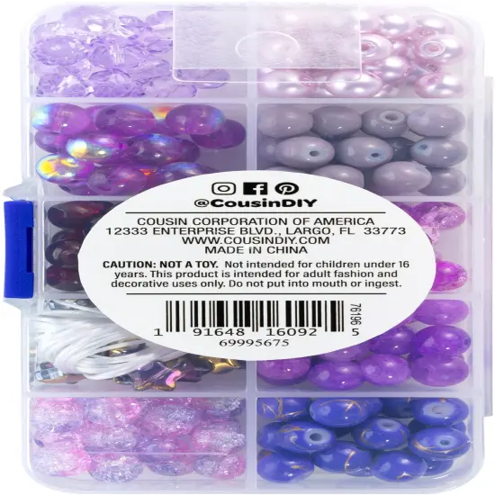 CousinDIY Mosaic Bracelet Kit-Purple Haze {3}