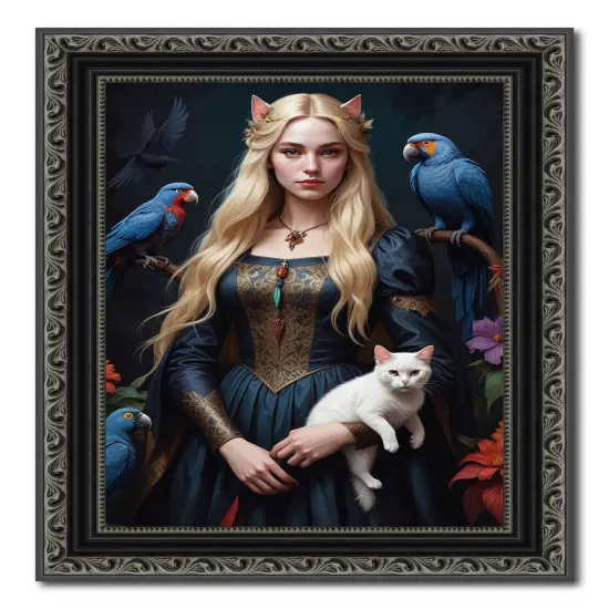 Panoramic Antique Black Picture Frame - UV Acrylic, Foam Board Backing, Hanging Hardware {3}