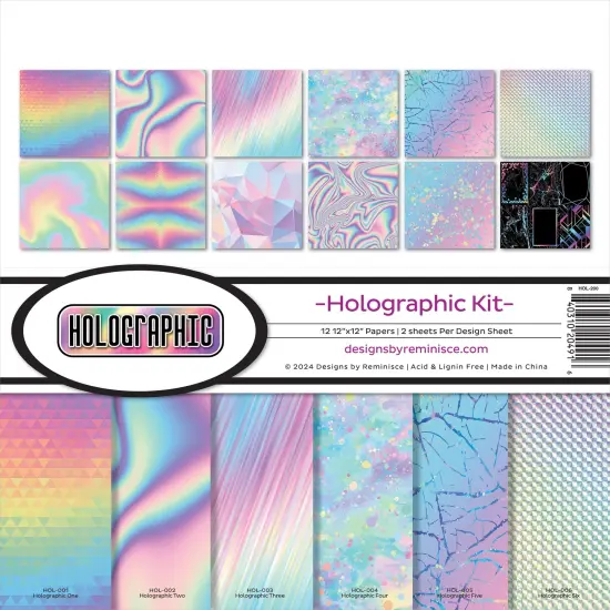 Reminisce Collection Kit 12"X12"-Holographic {1}