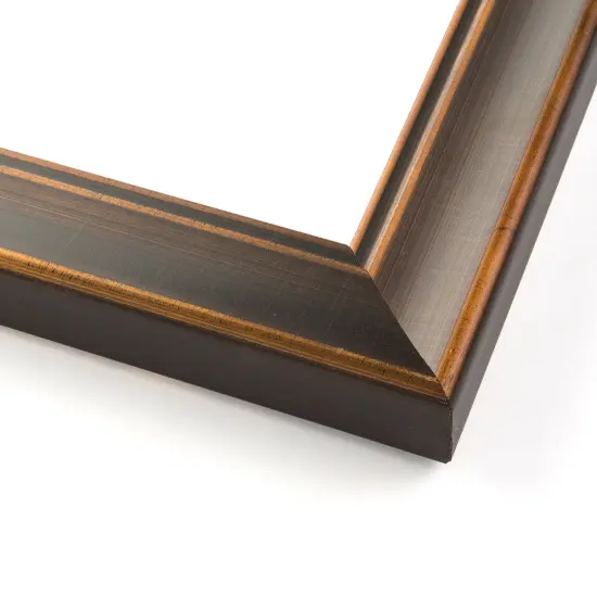 Elegant Brown Picture Frame - UV Acrylic, Foam Board Backing, Hanging Hardware {2}