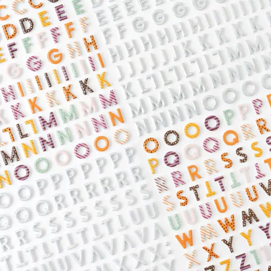 Paige Evans Tricks & Treats Thickers-Alphabet {4}