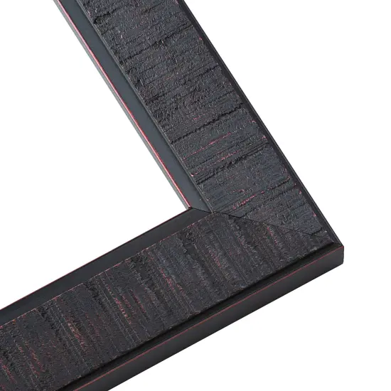 Distressed Brown Picture Frame - UV Acrylic, Backing Board, Hanging Hardware Included {3}