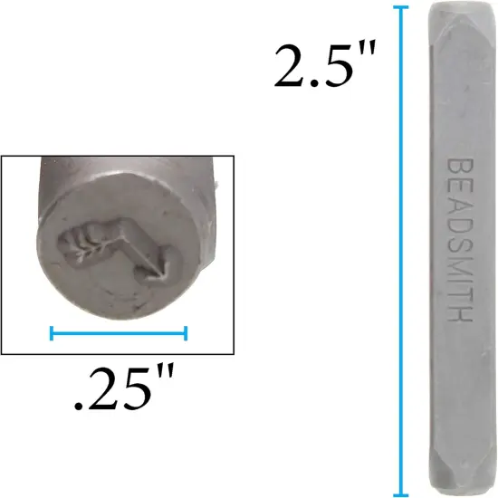 The Beadsmith Steel Design Stamps - Jewelry Stamping Tools, Eagle Design, 2.25 Inches w/ 6 mm Base {3}