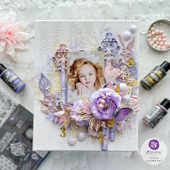 Finnabair Art Alchemy Stencil Set-Shabby Romantic {6}